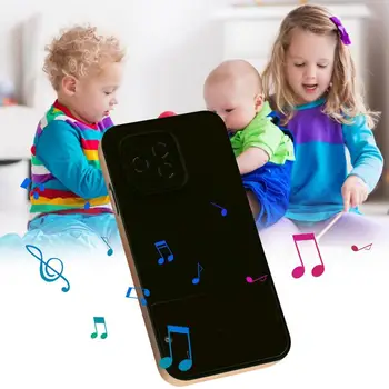 Игрушечный телефон для младенцев Музыкальная игрушка Телефон Игрушка для малышей 3-6 Лет Обучающий Симулятор Сотовый телефон для младенцев Музыкальная игра с подсветкой