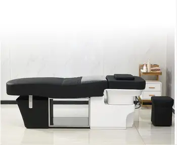 Парикмахерская, парикмахерский салон, высококлассная массажная кровать в тайском стиле для лежачего использования шампуня, салонная мебель, салонное кресло, салонный шампунь be