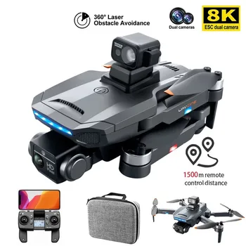 Новый K918 MAX GPS Drone 4K Профессиональная Антенна 8K HD Камера Для обхода препятствий Бесщеточный Складной Квадрокоптер FPV Расстояние 1,2 км