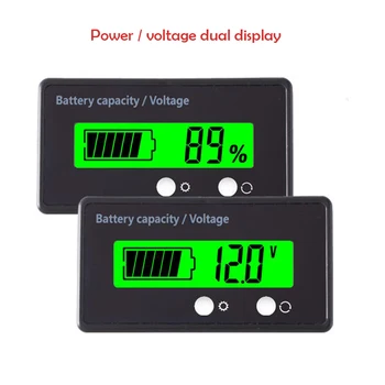 Индикатор емкости аккумулятора Свинцово-кислотная батарея/Литиевая батарея Универсальная панель индикации мощности Процент оставшейся мощности