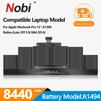 Nobi A1494 A1417 Аккумулятор для ноутбука Apple MacBook Pro 15 