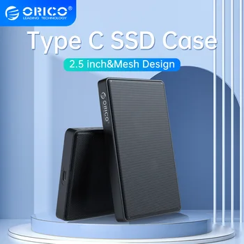 ORICO 2,5-дюймовый чехол для жесткого диска SATA-USB 3,1 Type C, 5 Гбит/с, SSD-накопитель, коробка для жесткого диска, корпус жесткого диска Samsung Seagate