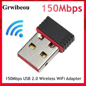Grwibeou Mini 150 Мбит/с USB 2,0 Беспроводной WiFi Адаптер 802.11NGB RTL8188EU Сетевая карта локальной сети Для Настольного ноутбука Windows Mac Linux
