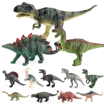 13 Видов Стилей, 15 см, Маленькие Модели Динозавров, Игрушки, Тираннозавр Юрского периода, Индоминус Рекс, Трицератопс, Бронтозавр, Подарки для мальчиков, для Детей