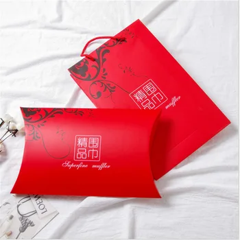 Тип подушки шарф картонный шарф подарочная упаковка картонная коробка бутик шарф шелковая коробка для упаковки шелка