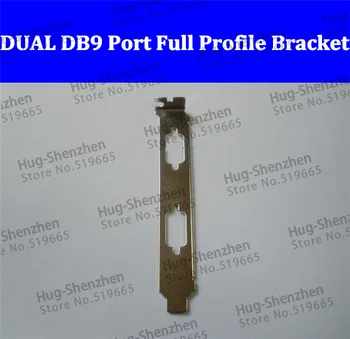 Двойной полнопрофильный кронштейн с последовательным портом DB9 Com для PCI/PCI-E 2 шт./лот