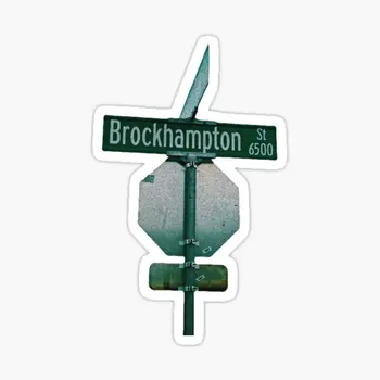 Дорожный знак Брокхэмптона, 5 шт., автомобильные наклейки на стену, окно, детский домашний декор, украшения для ноутбука, мотоцикла, холодильника, гостиной