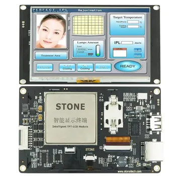 Резистивный сенсорный дисплей HMI промышленной серии STONE 4,3 