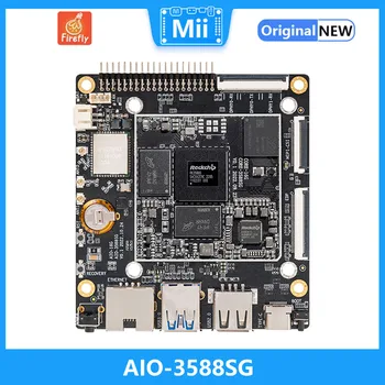 Материнская плата AIO-3588SG с восьмиядерным процессором 8K AI, частотой до 2,4 ГГц, вычислительной мощностью не более 6 NPU