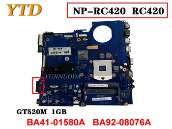Оригинал для SAMSUNG NP-RC420 RC420 материнская плата ноутбука GT520M 1GB BA41-01580A BA92-08076A Протестирована Хорошая Бесплатная доставка
