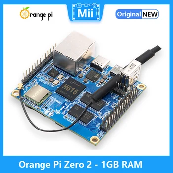 Orange Pi Zero 2, 1 ГБ оперативной памяти, чип Allwinner H616, Поддержка BT, Wifi, ОС Android 10, Ubuntu, Debian, одноплатный Linux Raspberry