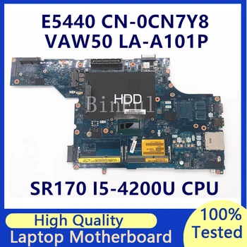 CN-0CN7Y8 0CN7Y8 CN7Y8 Материнская плата для ноутбука Dell Latitude E5440 с процессором SR170 I5-4200U VAW50 LA-A101P 100% Протестирована нормально