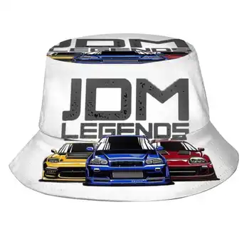 Jdm Legends УФ-Защита Складные Шляпы-Ведра Женщины Мужчины Япония Drift Jdm