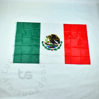 Мексика Мексиканский флаг 90* 150 см Баннер для встречи парада, вечеринки, Висящий Национальный флаг Мексики, Украшение для дома, Баннер