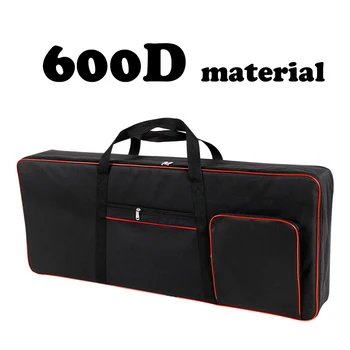 420D/600D Утолщенный Нейлон 61 клавиша клавиатуры, рюкзак, сумка для инструментов, водонепроницаемый чехол для электронного пианино, чехол для электронного органа