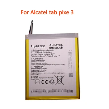 высококачественный Аккумулятор для мобильного телефона 2820 мАч TLP028BC/TLp028BD Аккумулятор для мобильного телефона Alcatel tab pixe 3