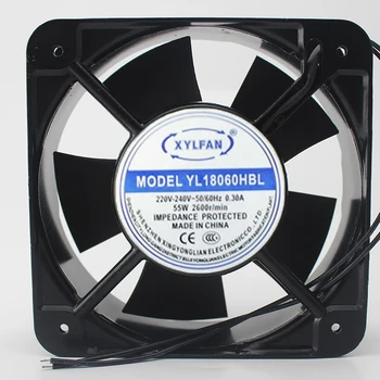 XYLFAN YL18060HBL Серверный вентилятор охлаждения переменного тока 380 В 0.16A 180x180x60 мм 2-проводной