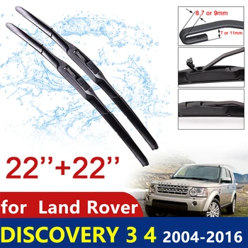 для Land Rover Discovery 3 4 2004 ~ 2016 LR3 LR4 L319 Стеклоочистители Переднего Лобового Стекла Автомобильные Щетки Автомобильные Аксессуары 2005 2006 2014 2015