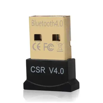 Беспроводной Мини-USB Bluetooth CSR 4,0 Двухрежимный Адаптер-ключ для Windows 10 8 7 Vista XP 32/64 Бит Raspberry Pi Черный