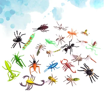 12 шт., детские игрушечные фигурки насекомых, Маленькие животные, 12 шт., фигурки Мини-малышей