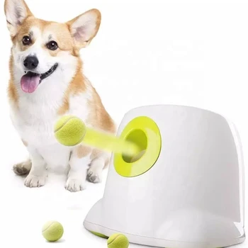 Метатель мячей для домашних собак интерактивная моторизованная игрушка для кошек пластиковые теннисные передатчики с автоматической регулировкой расстояния для собак