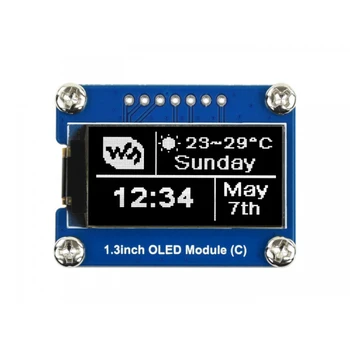 Waveshare 64 * 128, общий 1,3-дюймовый OLED-дисплей