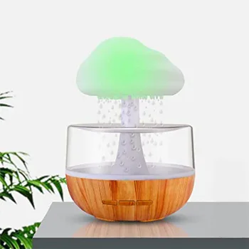 Капли дождя, дождевые облака, бытовые красочные грибные лампы, атмосферная лампа, домашний ультразвуковой увлажнитель аромата эфирного масла