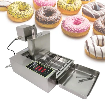 Коммерческая машина для приготовления пончиков в кондитерской, машина для формирования круглых пончиков в форме цветка