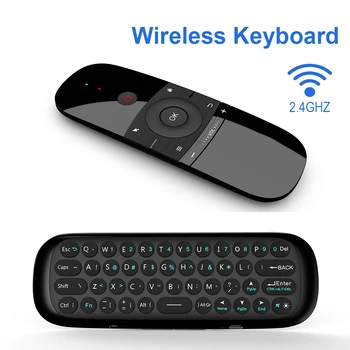 Fly Air Mouse Умный дом ТВ Wechip W1 Беспроводная клавиатура Bluetooth-совместимый Android ИК-пульт дистанционного управления Air Mouse для Android 