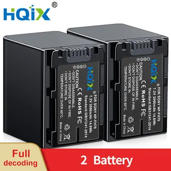 HQIX для Sony DCR-DVD810 DVD850 DVD910 SR7 SR8 SR10 SR11 SR12 SR42 SR45 SR46 SR47 SR62 SR65 Камера NP-FH70 Двойное Зарядное Устройство Батарея