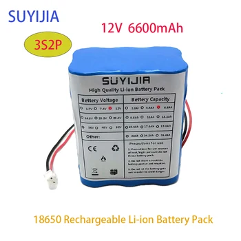 SUYIJIA 12V battery 3S2P 11,1 V/12,6 V высококачественный литий-ионный аккумулятор 6600mAh 18650 5A BMS для резервного питания, такого как светодиодные фонари