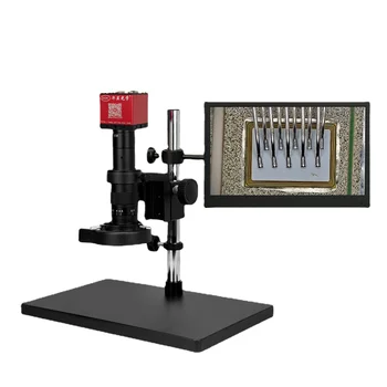микроскоп с оптическим зумом, ЖК-экран, измеряющий видео, электронный цифровой микроскоп, микроскопы для ремонта мобильных устройств с камерой