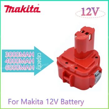 100% Оригинальный Makita 12 В 3000 мАч/6000 мАч Сменный Аккумулятор для Электроинструмента Makita12V Аккумулятор PA12 1220 1201 1222 1223 1233 1235