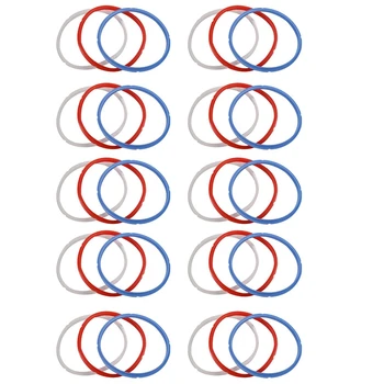 Силиконовое Уплотнительное кольцо 30X для кастрюли-скороварки, подходит для моделей объемом 5 или 6 кварт, красного, синего и обычного прозрачно-белого цветов.