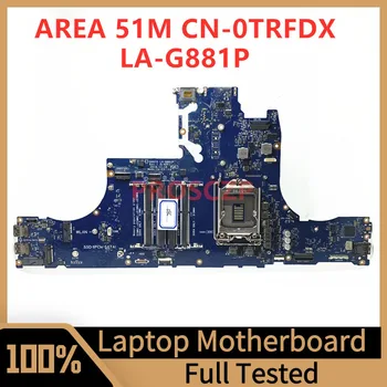 CN-0TRFDX 0TRFDX TRFDX Материнская плата Для DELL Alienware 17 AREA 51M Материнская плата ноутбука DDQ70 LA-G881P 100% Полностью Рабочая