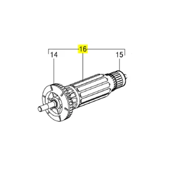 Ротор якоря переменного тока 220-240 В для METABO PE12-175 310008630