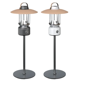 Светодиодные декоративные подвесные светильники, заряжающиеся с крючком, с регулируемой яркостью, садовая декоративная лампа для путешествий на открытом воздухе