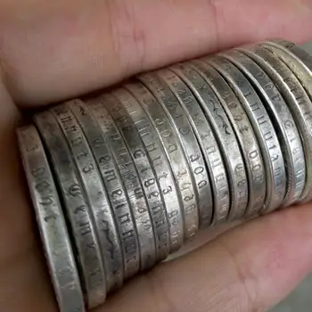 Оптовая продажа Германия 1937-1939 5 марок микс 100 шт. креативная копировальная монета (край буквы)