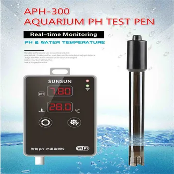 SUNSUN APH-300 Аквариумный PH-тестер, ручка для измерения Wi-Fi для аквариума