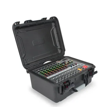 Профессиональный dj flight mixer GAX-HM80, 8-канальный жесткий корпус микшера со встроенным усилителем, аудиосистема высокой мощности для наружной сцены