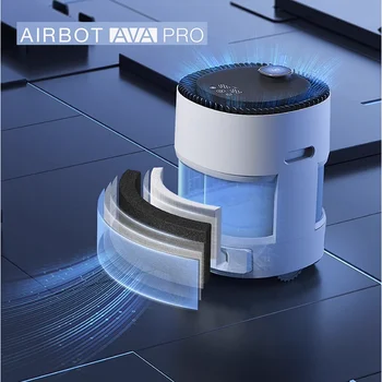 Очиститель воздуха Ecovacs AVA Pro, мобильный робот для очистки воздуха для всего дома, цифровой дисплей, удаление формальдегида PM2.5, удаление пыли