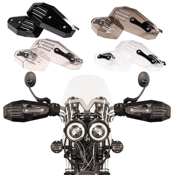 Универсальные мотоциклетные цевья, защита руля, Ветрозащитные накладки для рук для мотокросса Honda Yamaha Kawasaki Suzuki Benelli