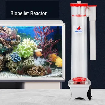 Аквариум с красной морской звездой, биоплетка, фильтрующий материал, Реактор с насосом, Профессиональный фильтр для кипячения PhosBan Для аквариума с морскими рифами