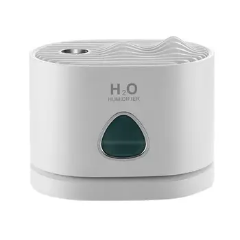 H2O 460 мл Увлажнитель Воздуха, Ароматический Диффузор, USB Перезаряжаемый Ночник, Распылитель Холодного Тумана Для Спальни, Домашний Humificador Диффузор