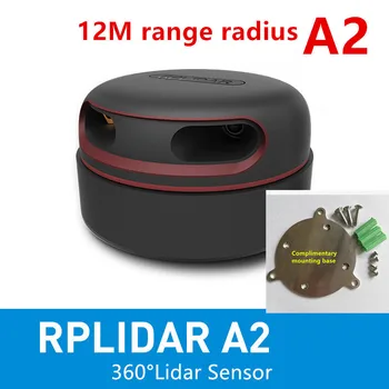 Slamtec RPLIDAR A2 2D 360-градусный 12-метровый сканирующий лидарный датчик-сканер для предотвращения столкновений и взаимодействия с навигационным экраном