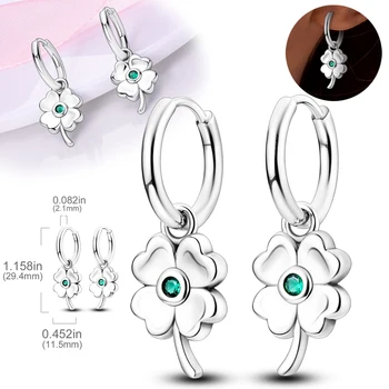 Новый дизайн, серьги-кольца с сердечками из стерлингового серебра 925 пробы, для женщин, Свадебные, помолвочные, на День рождения, Серебряные серьги, ювелирные изделия