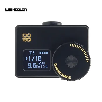 Измеритель освещенности Wishcolor для латунной версии DOOMO Meter с объективом высокой точности и длительным сроком службы с OLED-дисплеем 0,66 дюйма