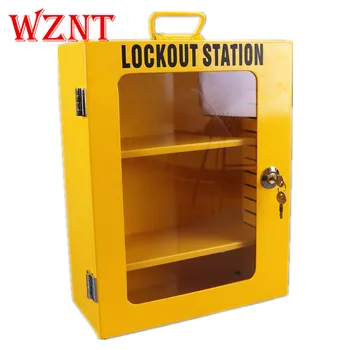 NT-K04 Металлический шкаф с замком комбинированный пакет защитный навесной замок Коробка для защитного замка LOTO Комплект защитной блокировки станция блокировки
