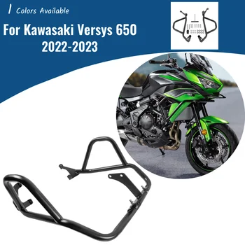 Защита двигателя Мотоцикла От Падения Для Kawasaki Versys 650 Versys650 2022 2023 KLE650 Аксессуары Для Бампера