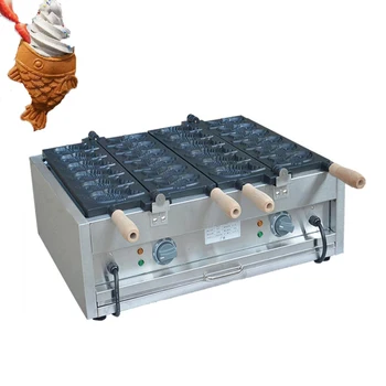 Коммерческая машина для приготовления тайяки из нержавеющей стали с контролем температуры/Вафли в форме рыбы/Машина для приготовления Тайяки 110 В/220 В